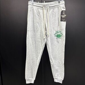 Pacific & Co.Joggers,fleece lined pockets,elastic draw cord waist,Christmas logo